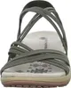 Skechers Reggae Slim - Turn It Up  Sandalen Plat - Groen - Voir les images du produit 40