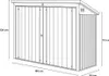 HOME DELUXE - Mülltonnenbox BASURA L - Maße 190 x 101 x 134 Produktbild-Vorschau 4