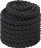 vidaXL Bojové lano černé 15 m 11 kg Polyester Náhled obrázku produktu 3