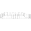 The Living Store Hundezwinger Silbern 30,25 m² Stahl Produktbild-Vorschau 3