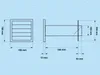 Abluft-Mauerkasten Gravity : Ø150 186x186mm mit Rundrohr Produktbild-Vorschau 4