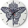 Wanduhr - Rund - Glasuhr - Eleganz fantasie gotisch Produktbild-Vorschau 1