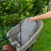 UNUS Hundekorb Fahrrad für hinten oval mit Gitter grau Produktbild-Vorschau 3