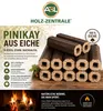 Pinikay Holzbriketts aus Eiche – 8-eckig mit Loch –  – Produktbild-Vorschau 4