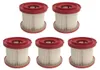 5x Trade-Shop HEPA-Filter / Staubsaugerfilter kompatibel Produktbild-Vorschau 1