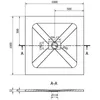 Mexen Hugo quadratische Duschwanne SMC 100 x 100 cm, grau - Produktbild-Vorschau 6