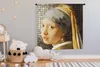 MuchoWow® Wandteppich Wandbehang Alte Meister - Mädchen mit Produktbild-Vorschau 3