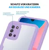 A close-up view of a phone case with a phone inside, highlighting its protective features. Produktbild-Vorschau