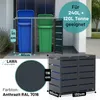 Mülltonnenbox Metall verzinkt 2x240L / 2x 120l Deckel Produktbild-Vorschau 4