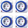 4er Set, Steckdosen mit mechanischer Zeitschaltuhr, Timer Produktbild-Vorschau 1