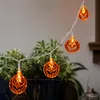 Halloweenský LED řetěz dýně 3 m, 20 světel, bateriová Náhled obrázku produktu 6