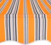 vidaXL Tenda da sole retrattile a mano 300 cm a righe Anteprima dell’immagine prodotto 10