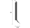 PROVISTON Sockelleiste 12.8 x 60 x 2500 mm Kunststoff Produktbild-Vorschau 2