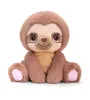 A plush sloth toy sitting on a white background. Náhled obrázku produktu