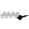 Solar-Party-Lichterkette mit 8 LED Einmachgläser warmweiß Produktbild-Vorschau 3