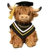 Vache Highland en peluche, 30 cm, marron – Peluche toute Voir les images du produit 1