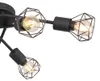 Globo Lighting Plafonnier en métal noir, 6x E14 Voir les images du produit 7
