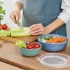 Rotho 4er Schüssel Set mit Deckel Tresa 1,02L - Produktbild-Vorschau 2