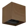 LED Wandleuchte, Up & Down, Holzoptik, wetterfest, L 10 cm Produktbild-Vorschau 1