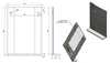 Aqualine BETA Spiegel 50x70x12cm Produktbild-Vorschau 4