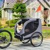 PawHut Przyczepka rowerowa dla psa, transporter dla psa, Podgląd zdjęcia produktu 2