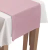 Voppi Różowy bieżnik na stół 40x130 cm welurowy pudrowy róż Podgląd zdjęcia produktu 4
