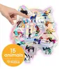 Dřevěné puzzle City Holz Barevný tygr Náhled obrázku produktu 10