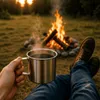 6 Camping Becher Stahl Campingbecher Kaffebecher Espresso Produktbild-Vorschau 9