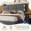 okwish Čalúnená posteľ 160x200 s nastaviteľnou opierkou, Náhľad obrázku produktu 9