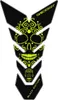 ONEDESIGN Tankpad czarny EDITION skull 2 fluorescent żółty Podgląd zdjęcia produktu 1