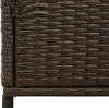 vidaXL Mobile da giardino marrone 105x55x113 cm in poly Anteprima dell’immagine prodotto 13