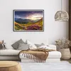 Gerahmtes Poster - Schwarzer Rahmen - Gebirge Wiese Produktbild-Vorschau 7