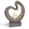 Solarleuchte Skulptur Granit-Optik moderne Solarlampe 33,5 Produktbild-Vorschau 4