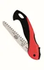 A red and black folding saw is shown against a white background. Podgląd zdjęcia produktu