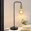 ZMH lampa stołowa vintage lampka nocna czarno-złota - E27 Podgląd zdjęcia produktu 1