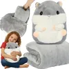 Kruzzel 25638 Weicher Plüschhamster – 3-in-1-Kissen mit Produktbild-Vorschau 8