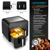 Arendo Heißluftfritteuse Doppelkammer XXL, Airfryer 2 Produktbild-Vorschau 2