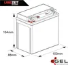 LANGZEIT YTX20CH-BS GEL Motorradbatterie 12V 20Ah 285AEN Produktbild-Vorschau 5