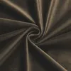 Vorhang Ösen Braun Verdunkelung 140x145 cm Samt weich Produktbild-Vorschau 4