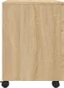 vidaXL Skriňa na dokumenty s kolieskami Sonoma Oak 45x38x54 Náhľad obrázku produktu 5