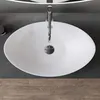 doporro Waschbecken Oval Aufsatzwaschbecken aus Keramik Produktbild-Vorschau 5