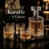Whisky Karaffe + 4 Whiskey Gläser Whiskykaraffe Produktbild-Vorschau 1