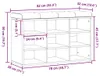 vidaXL Lavice na boty Artisan dub 82x32x50 cm Materiál na Náhled obrázku produktu 6