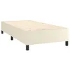Bettgestell Creme 80x200 cm Kunstleder Produktbild-Vorschau 3