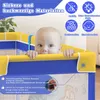 LZQ Laufstall Baby 200x180cm, Laufgitter Baby Absperrgitter Produktbild-Vorschau 4