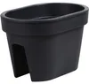 Prosperplast Blumentopf LOFLY RAILING Lang Anthrazit 39,6 Produktbild-Vorschau 2