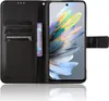 A black wallet-style phone case with card slots and a phone inside. Náhled obrázku produktu