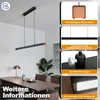 LARS360 Suspension LED 36W 100cm blanc froid, réglable en Voir les images du produit 4