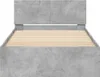 Bettgestell mit Kopfteil und LED-Leuchten Betongrau 100x200 Produktbild-Vorschau 7