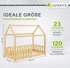 Juskys Kinderbett Marli 80 x 160 cm mit Matratze, Produktbild-Vorschau 3